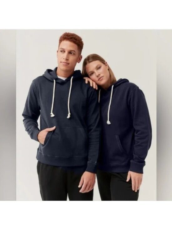 Pact Tops - NWT Pact One For All Unisex Hoodie Sweatshirt Maritime Navy Size  XL